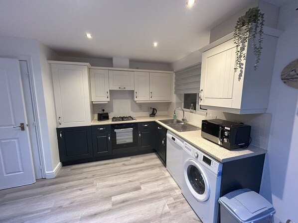 Microwave, oven, dishwasher