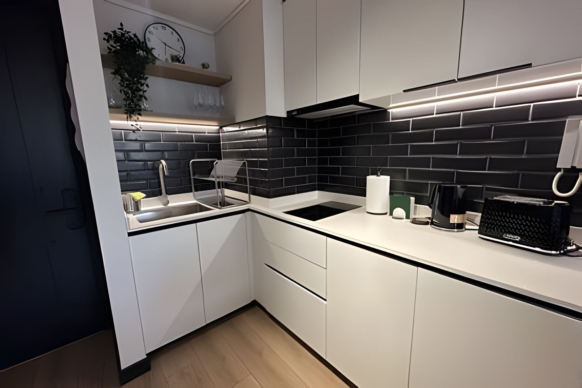 Apartment | Private kitchen | Microwave