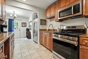 Microwave, oven, stovetop