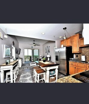 Microwave, stovetop, dishwasher