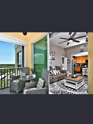 7th heaven golf or gulf 2-bedroom condo in Burnt store marina fully furnished