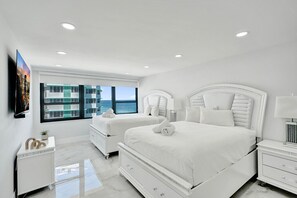 2 soverom, strykejern/-brett, reiseseng for barn og wi-fi