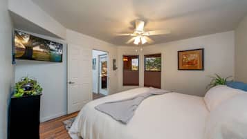 2 habitaciones, tabla de planchar con plancha, cuna de viaje y wifi