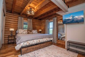 2 chambres, bureau, lit de bébé portatif, accès au Wi-Fi (inclus)