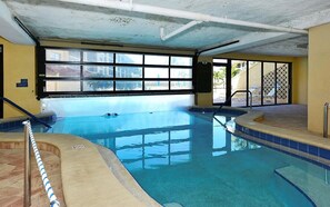 Indoor pool, outdoor pool