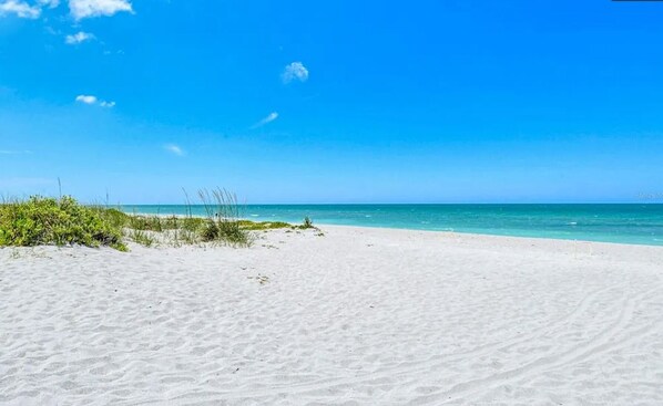 Liegestühle, Strandtücher