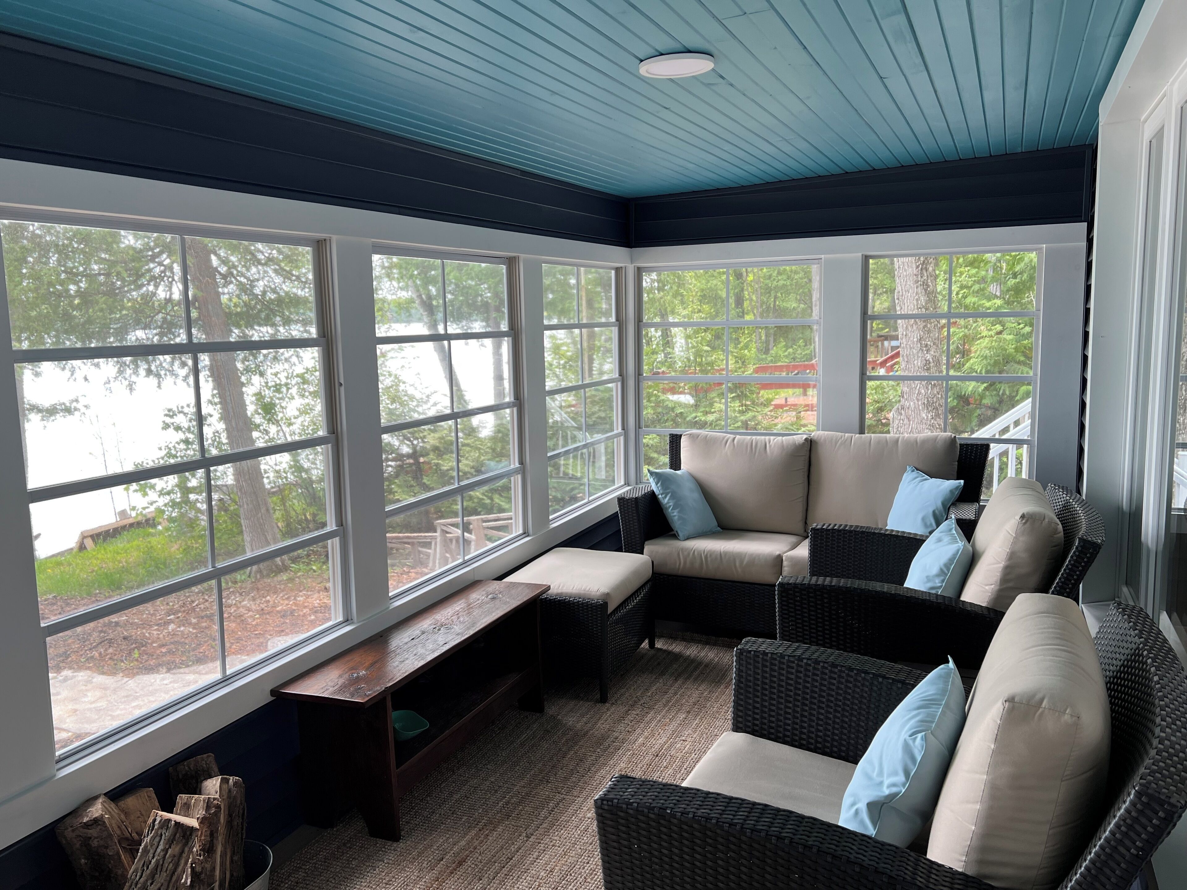 تلفزيون، مدفأة