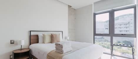 Desk, iron/ironing board, travel crib, WiFi