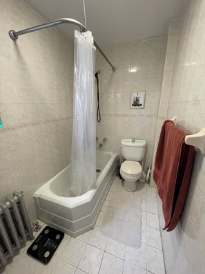 Towels, soap, toilet paper