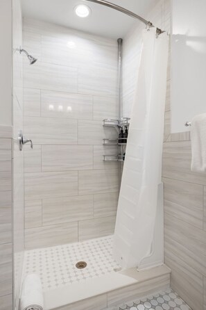Hair dryer, towels