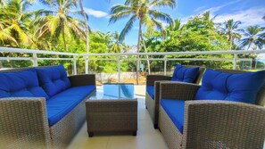 Property grounds - Pleasant 1-bedroom condo with AC in vibrant Cabarete (Cabarete)