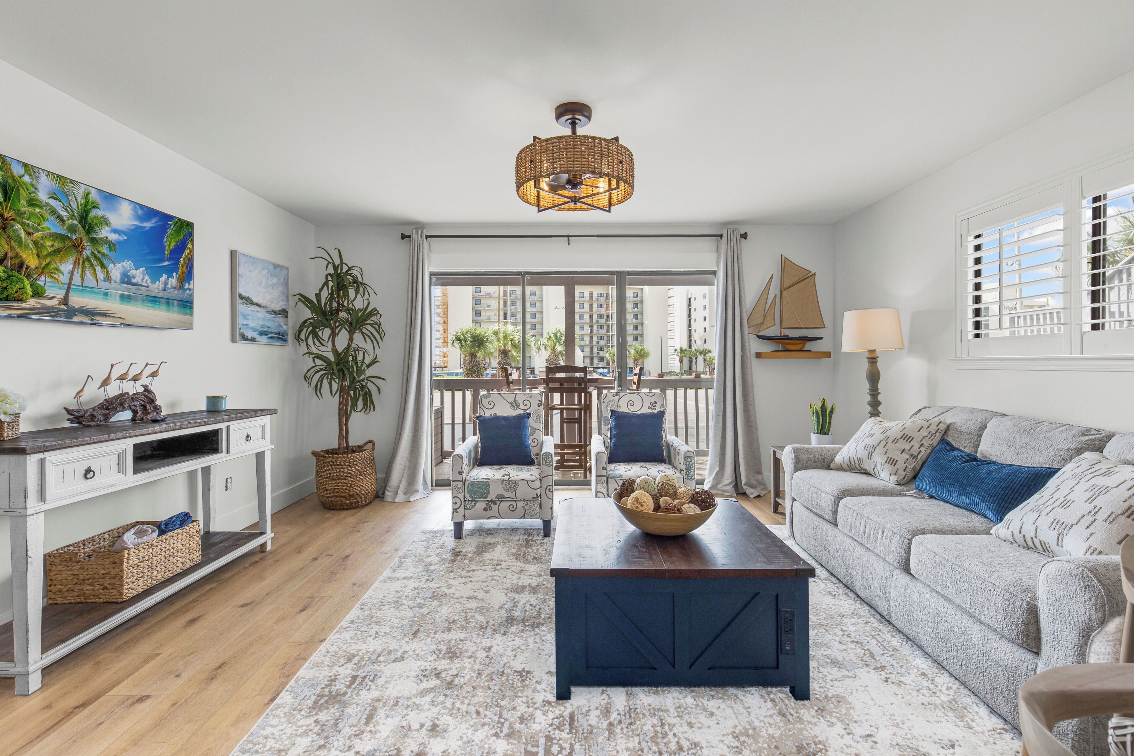 TV connectée, cheminée