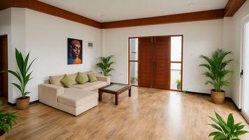 32-inch LED TV with satellite channels, toys, books