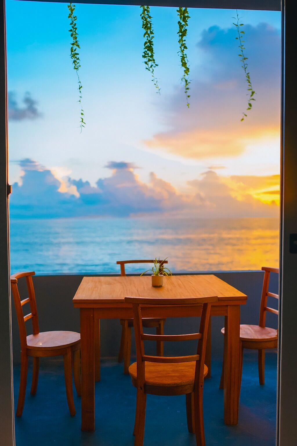 奢华双人房, 海洋景观 | 阳台景观