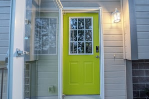 Exterior detail - Quiet retreat yet couple mins to Costco Walmart Target and all major shopping. (Omaha)