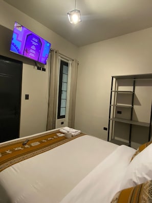Desk, laptop workspace, iron/ironing board, free WiFi