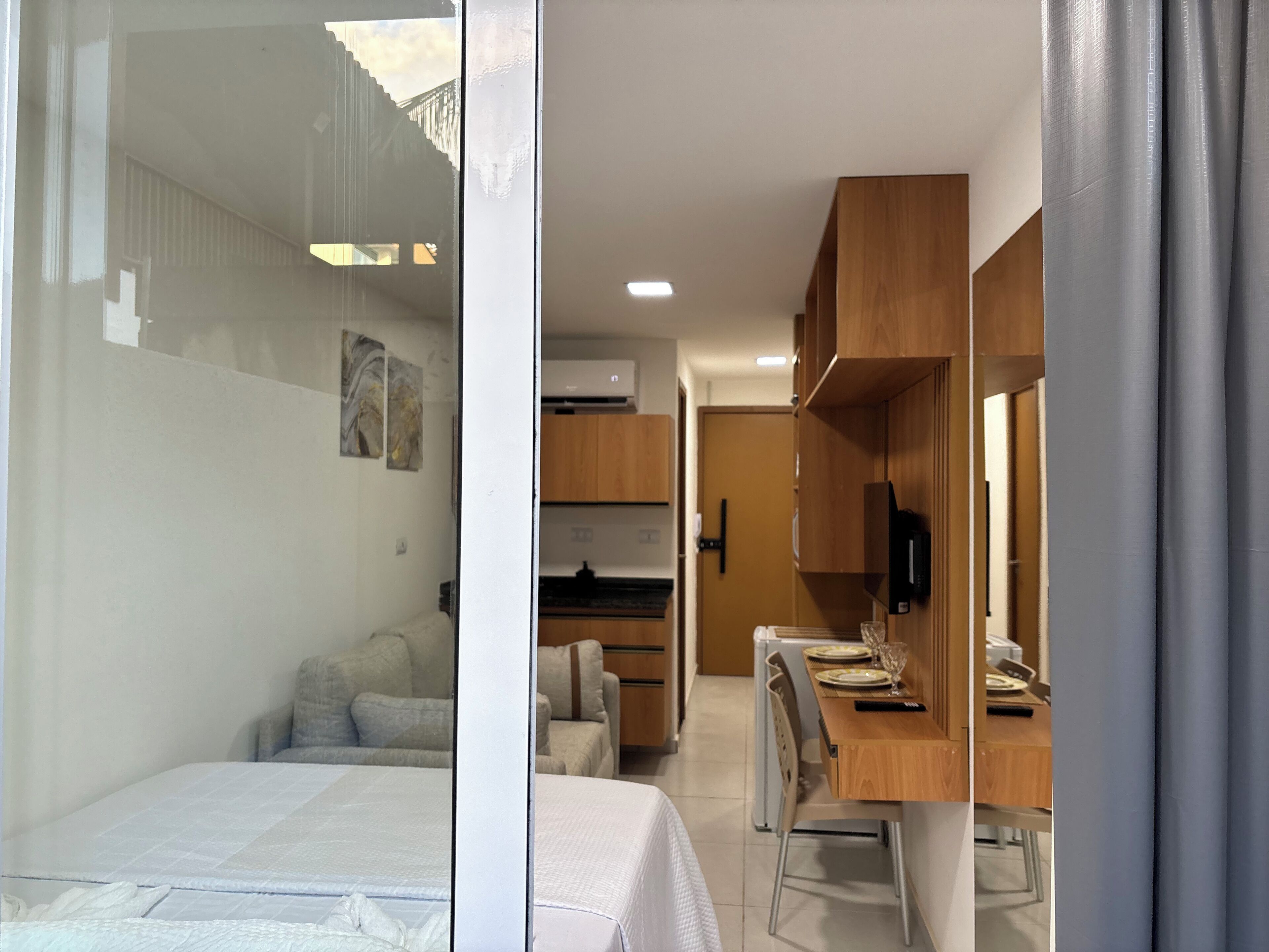 1 soverom, strykejern/-brett og sengetøy