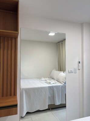 1 bedroom, iron/ironing board, bed sheets