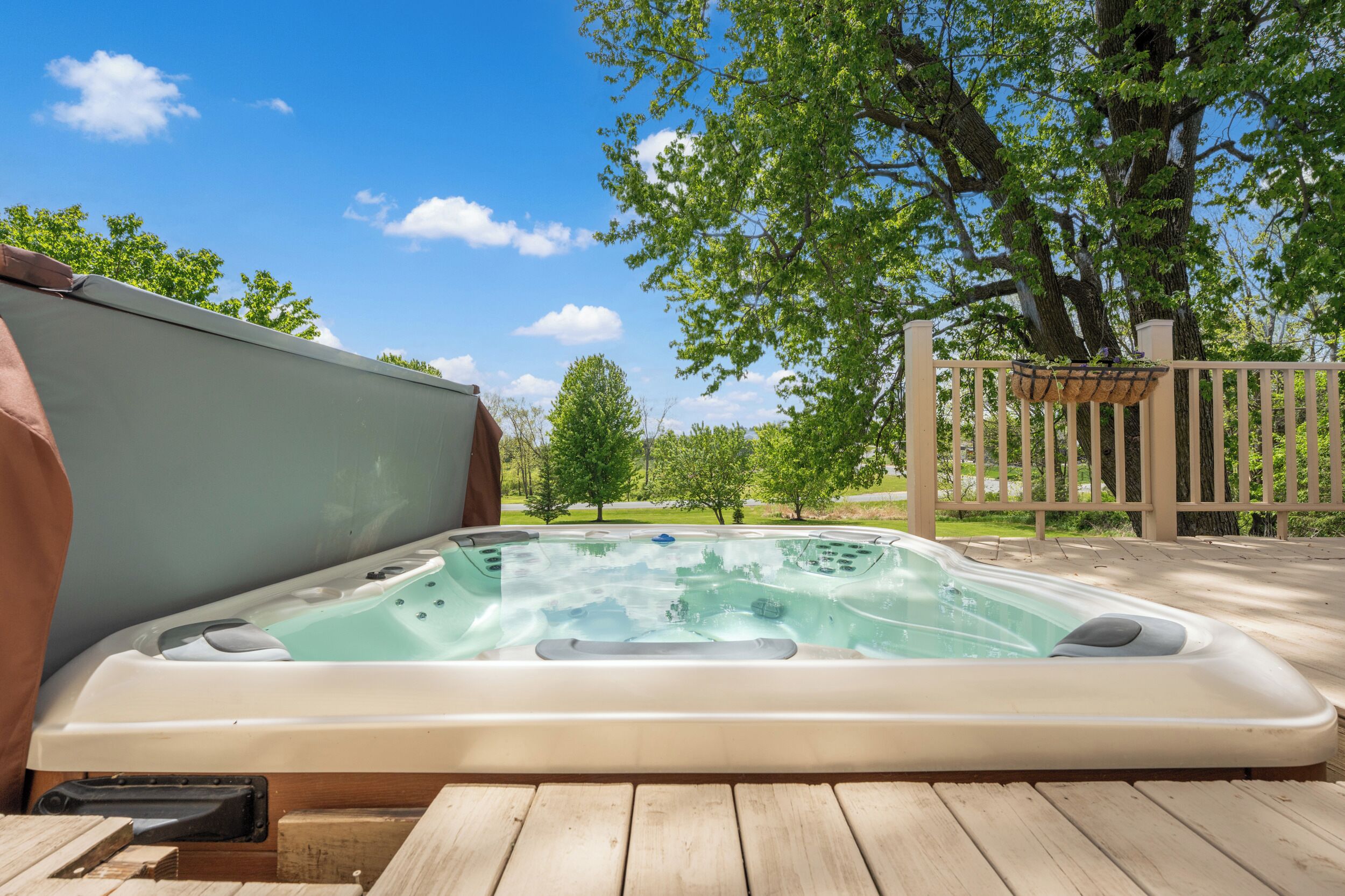 Bain à remous extérieur