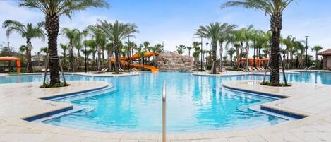 Una piscina climatizada