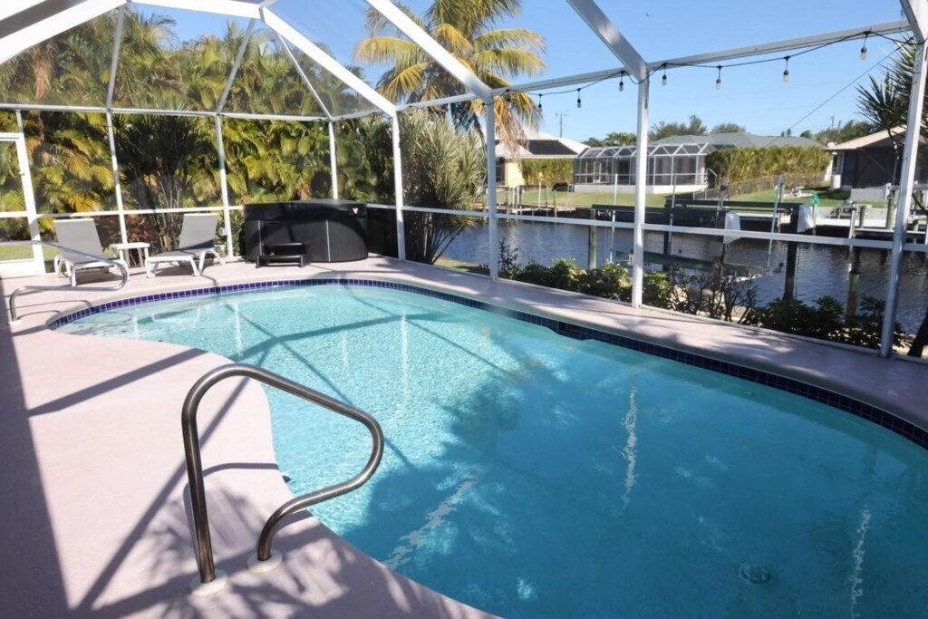 Et oppvarmet basseng