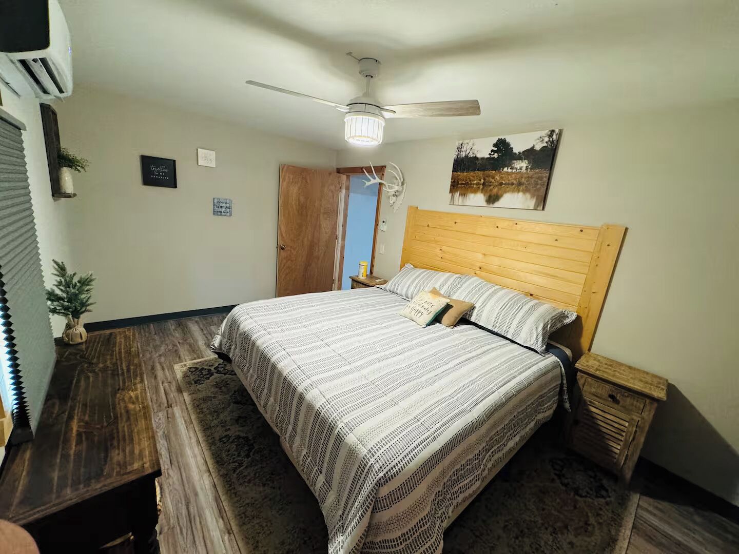 1 soveværelse, sengetøj