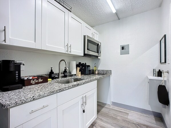 Microwave, stovetop