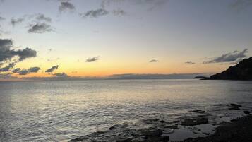 Sun loungers, beach towels