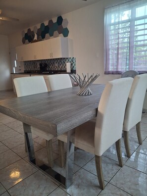 Dining - Family-Friendly 2BR in Isabela—AC in Every Room & Kid Essentials Near Beaches (Jobos)