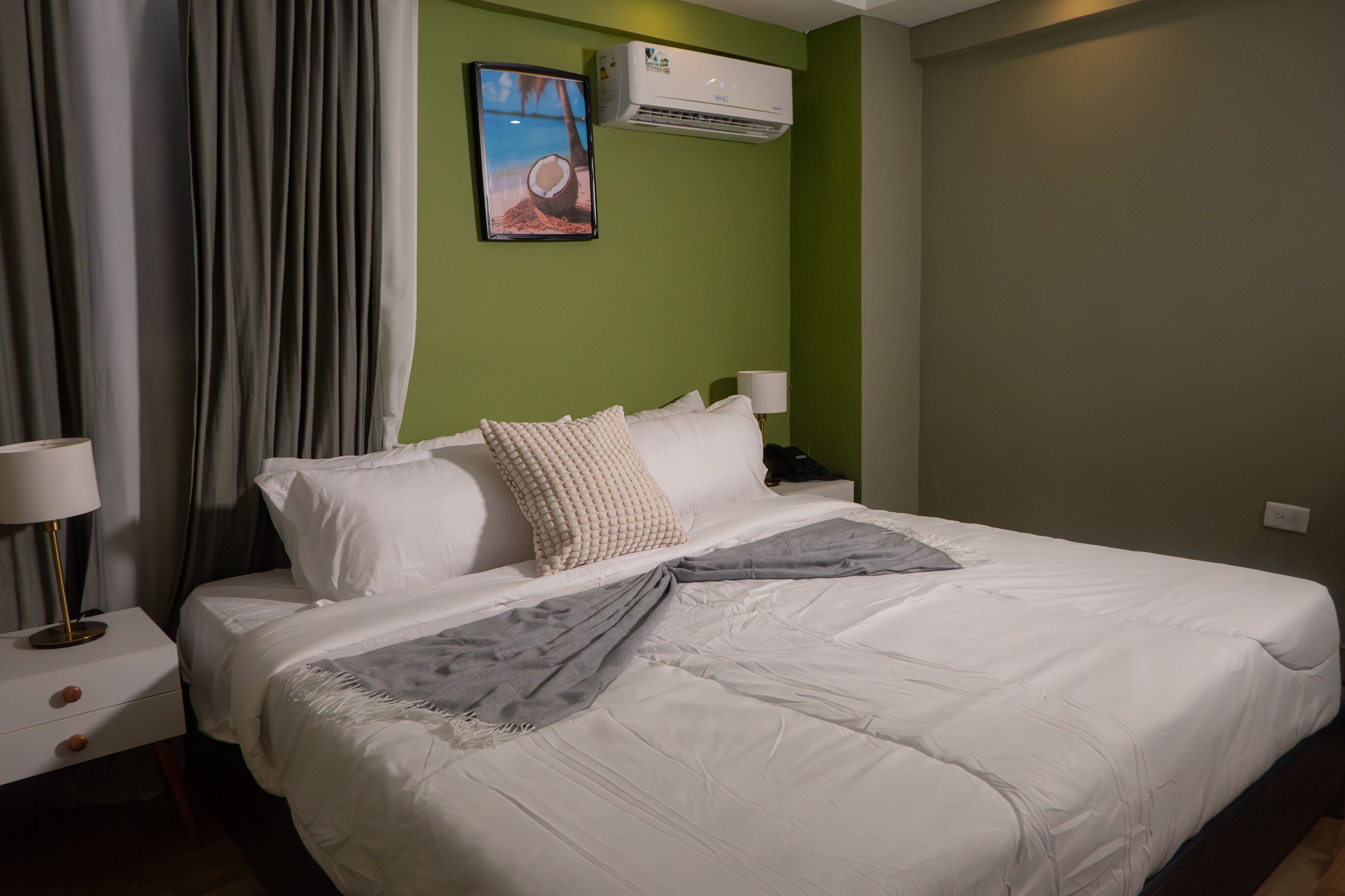 1 habitación, internet y ropa de cama 