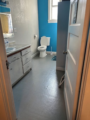 Towels, soap, toilet paper