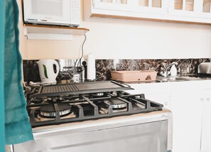 Microwave, oven, stovetop