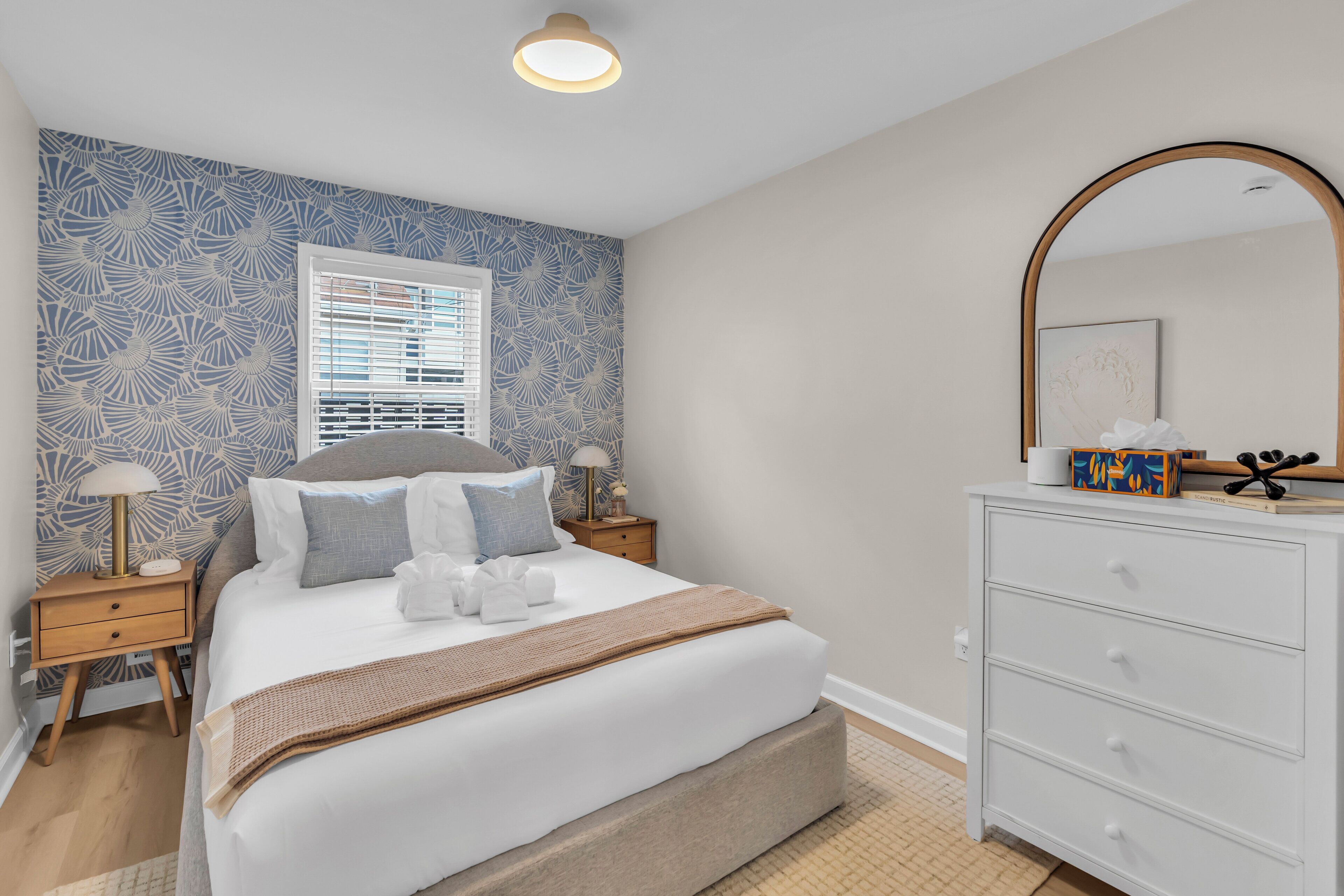 2 多间卧室、熨斗/熨衣板、免费 WiFi、床单