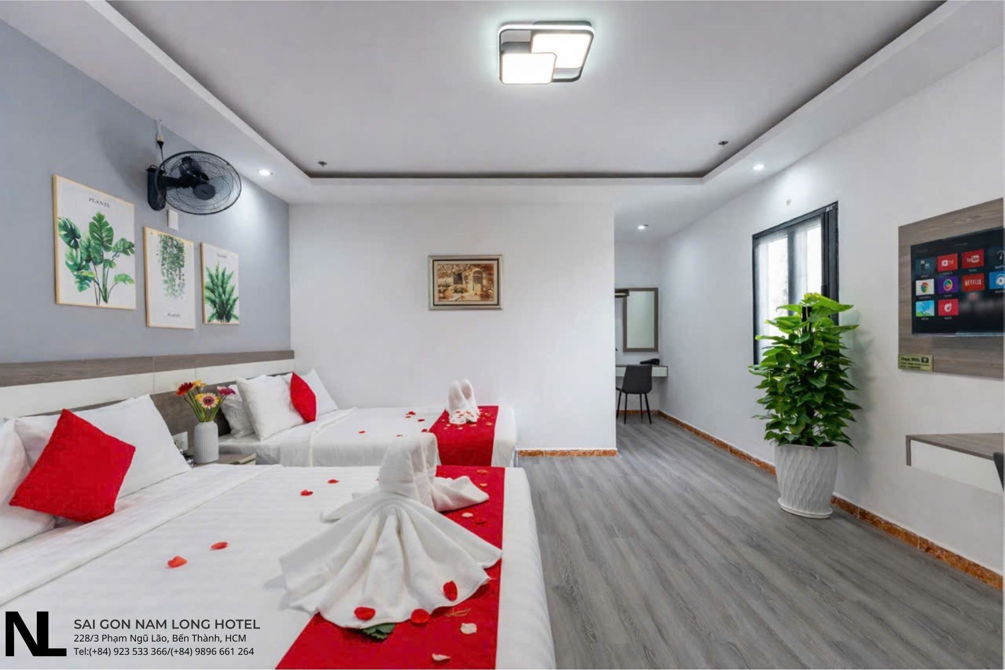 Firemannsrom – familie, balkong, byutsikt | Wi-fi (inkludert)