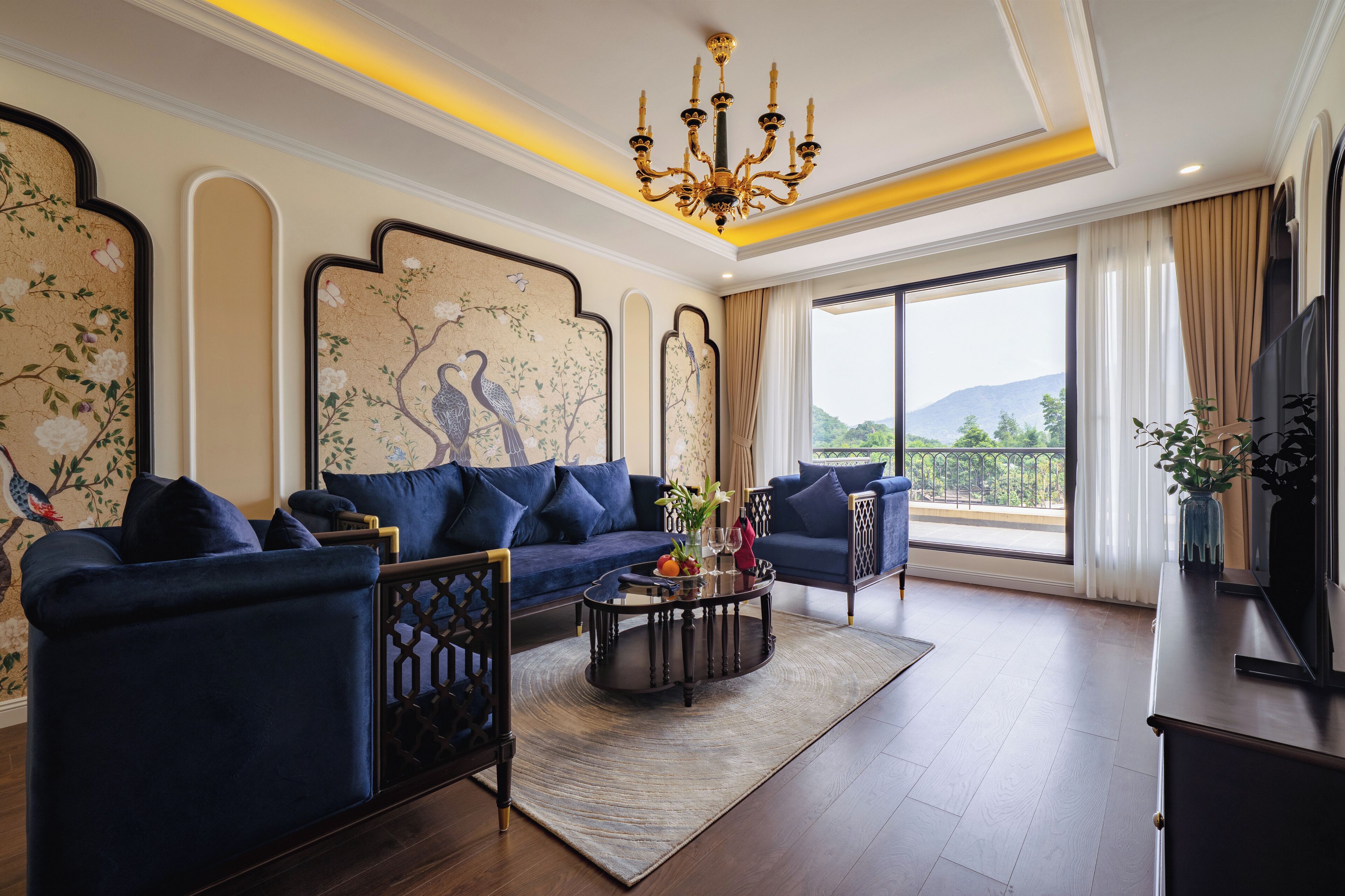 Executive Room | Living area | 55-inch Smart TV with digital channels