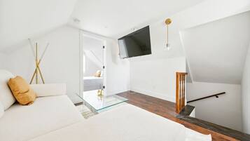 1 chambre, fer et planche à repasser, Wi-Fi gratuit, draps fournis