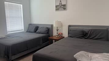 5 habitaciones, internet y ropa de cama