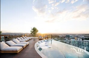 Indoor pool, outdoor pool