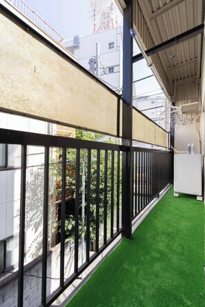 Basic Apartment, City View | Terrace/patio