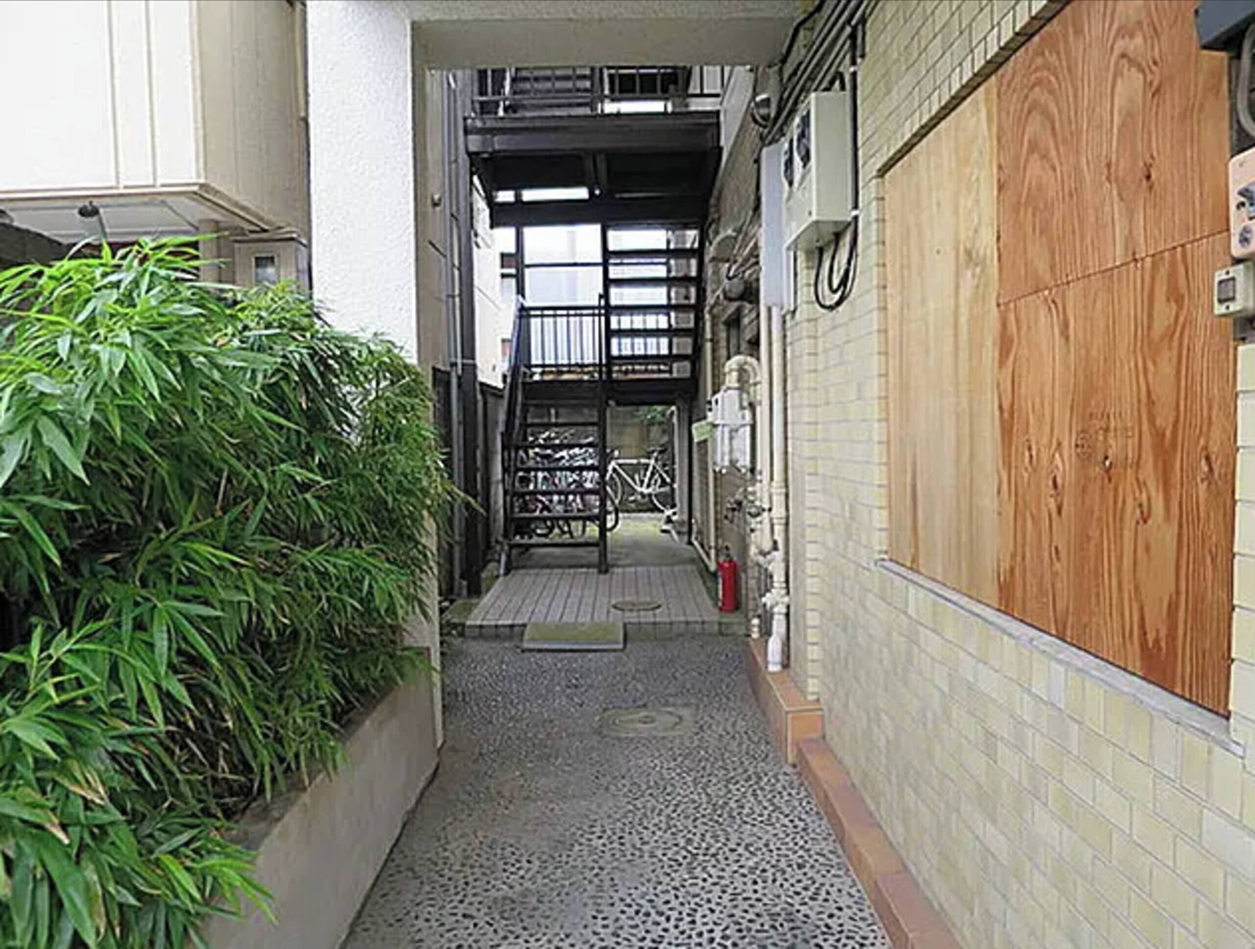 Façade de l’hébergement