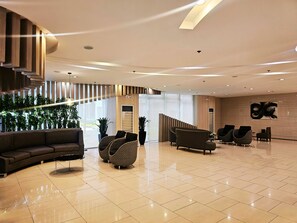 Sitteområde i lobbyen