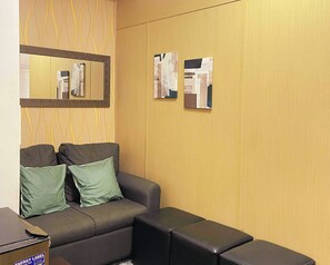 Standard Condo, 1 Bedroom, Balcony, City View | Living area | 42-inch Smart TV with digital channels, Netflix, streaming services