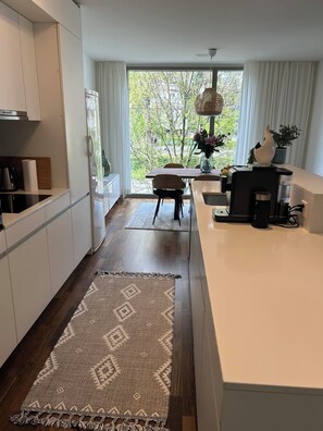 Private kitchen - Beautiful 3-bedroom apartment in terrific Lucerne (Luzern)