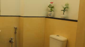 Deluxe Villa, Balcony, City View | Bathroom | Shower, free toiletries, hair dryer, slippers