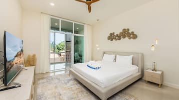 Vila exclusiva, 3 quartos, vista para a piscina | Vista do quarto