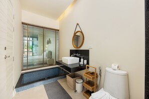 Exclusive Villa, 3 Bedrooms, Pool View | Bathroom - Villa Aura 3BR Private Pool Near Naiharn (Rawai)
