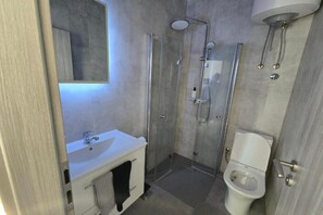 Shower, hair dryer