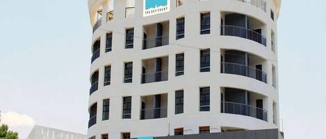 Voorkant van accommodatie