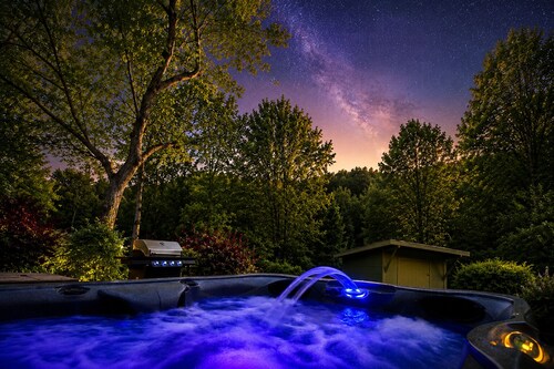 Cherry Springs Hot Tub Cabin ATV Access Firepit