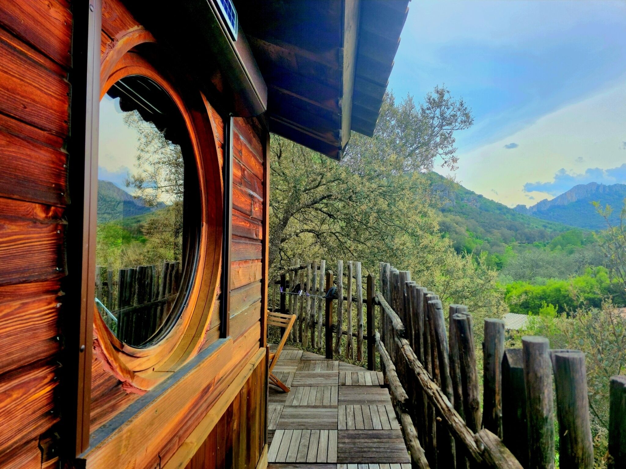 Façade de l’hébergement